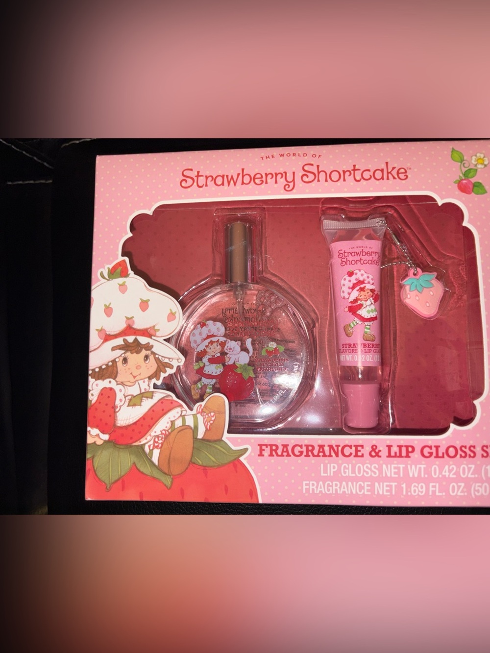Strawberry Shortcake Pink Fragrance & Lip Gloss Set